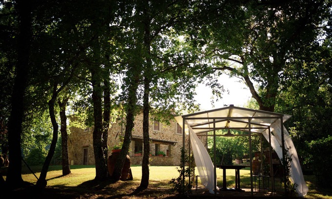 Castel Focognano Villa | Gorgeous villa with pool and large garden private property amazing tuscan views