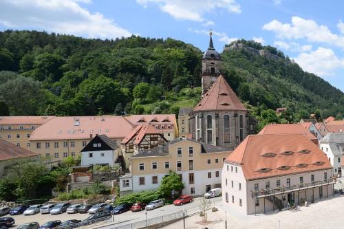 Konigstein an der Elbe Apartment | Grafenblick, Ferienwohnung mit Aussicht!