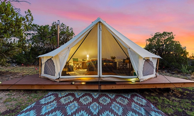 Valle Cabin | Grand Canyon Bell Tent Stay