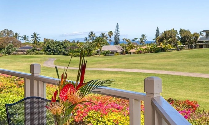 Wailea Condo | Grand Champions 1-bedroom on Wailea Blue Course with Private Lanai, Ocean Views!