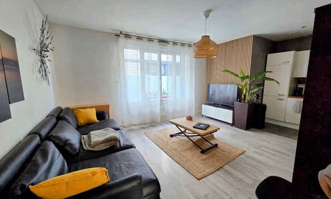 Centre Ville Rive Gauche Apartment | Grand F2 Center Ville - 2/4 pers, TV, Dishwasher/Linen