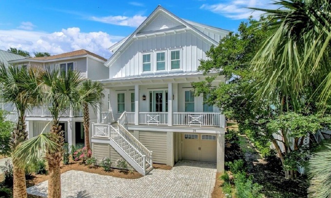 Isle of Palms House | Grand Pavilion 35 by Wild Dunes, Luxury Home in Resort Core with Amenity Access