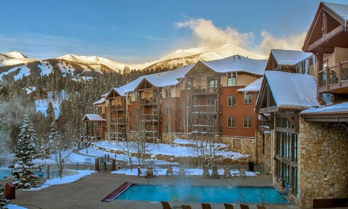 Four O'Clock Condo | GRAND TIMBER LODGE, Breckenridge 2 bedroom, 1/10/26- 1/17/26