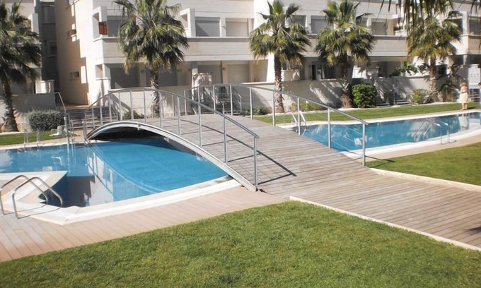 Denia Apartment | Ground floor apartment, right by pool, walking distance from beach/city