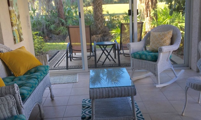 Plantation Condo | Ground Floor Renovated Condo on Plantation Golf Course in Venice.