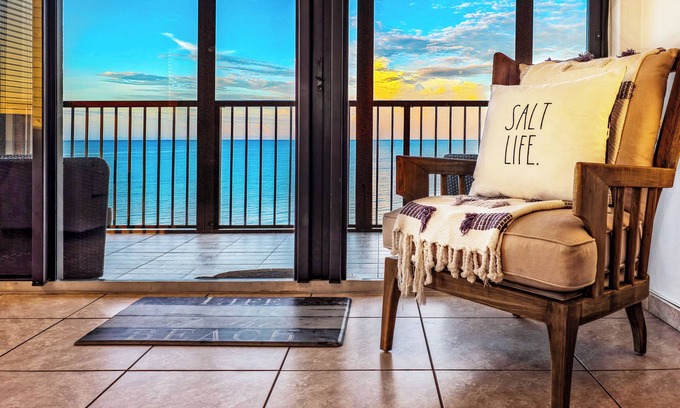 Madeira Beach Condo | GUESTS RAVE: "The View!" - Beachfront Gulf-Facing 9th-Floor Corner Unit!