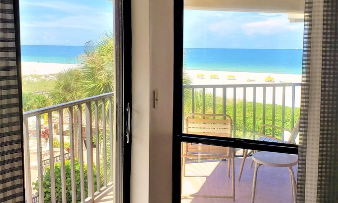 St. Pete Beach Condo | GULF BEACH RESORT #403 ON THE BEACH, THE BEST SUNSETS!