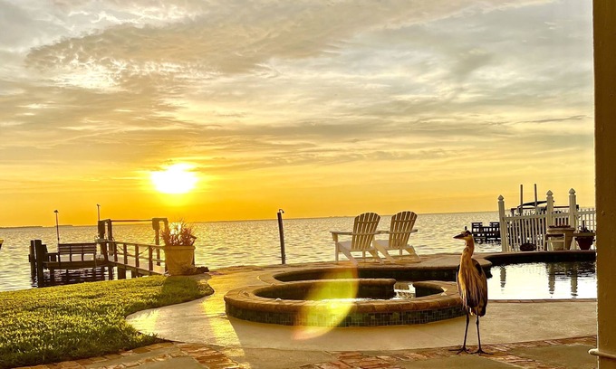 Crystal Beach House | Gulf Front 6 bedroom with private heated pool and hot tub