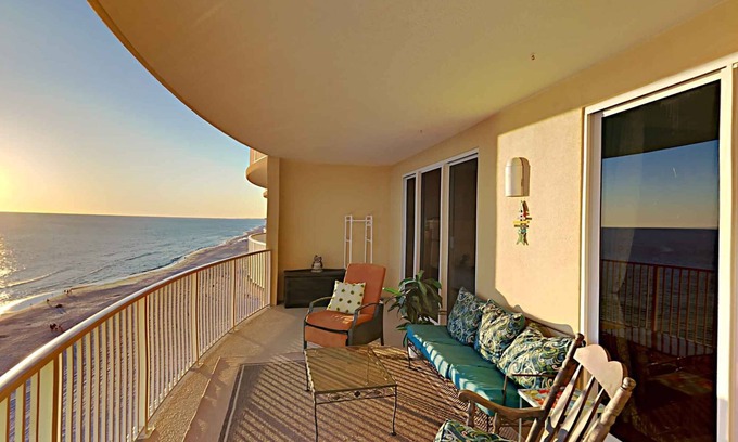 West Panama City Beach Condo | Gulf-Front Balcony, Spectacular Views, & Amenities Galore at PCB Condo!