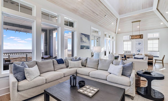 Aransas County House | Gulf-Front Grandeur@Cinnamon Shore South w/Stunning Interiors & Amenities