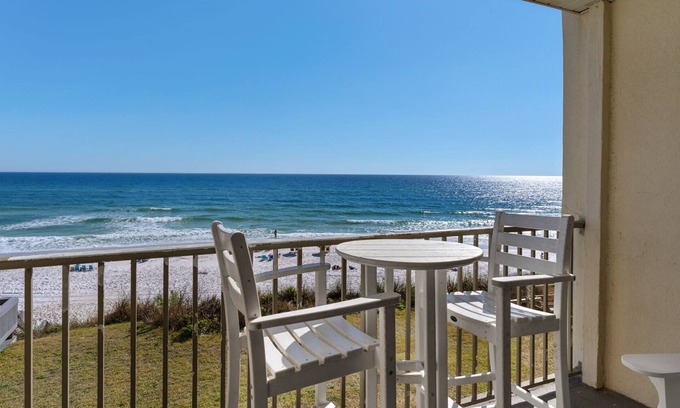 Seagrove Beach Condo | Gulf Front in Seagrove, Amazing Views, Pool + Free Attraction Tickets!