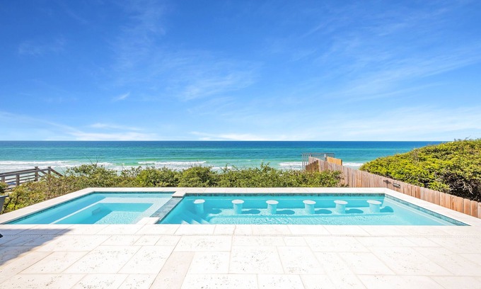 Rosemary Beach House | Gulf Front, Private Pool, Community Beach- Salt & Light by Royal Destinations