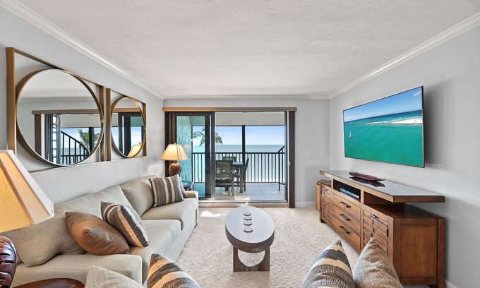Sanibel Condo | Gulf Front Sanibel Rental Penthouse with Rooftop Sundeck