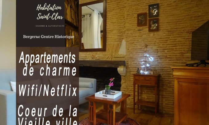 Bergerac Apartment | Habitation Saint-Clar Vieille Ville