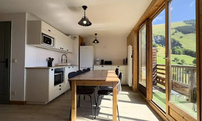 Saint-Sorlin-d'Arves Apartment | Hameau De L'alpage Residence - PDS 41 - Duplex 7 people with balcony