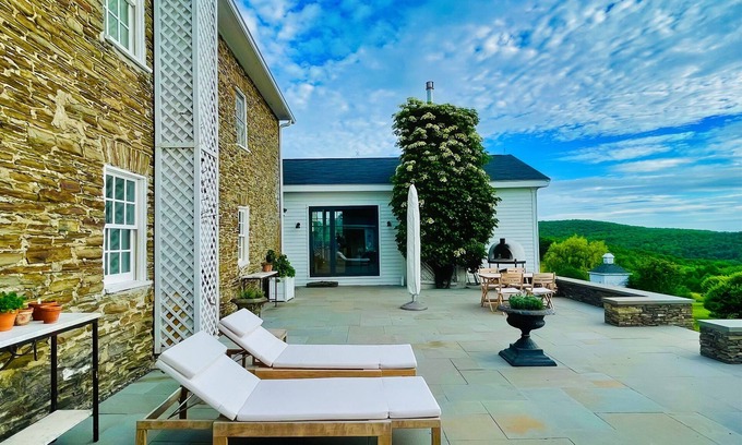 Cooperstown - Otsego Lake House | Hawk Field House - inground pool - breath taking country views