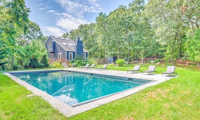 East Hampton House | Head out East and live the good life in this renovated wooded oasis!