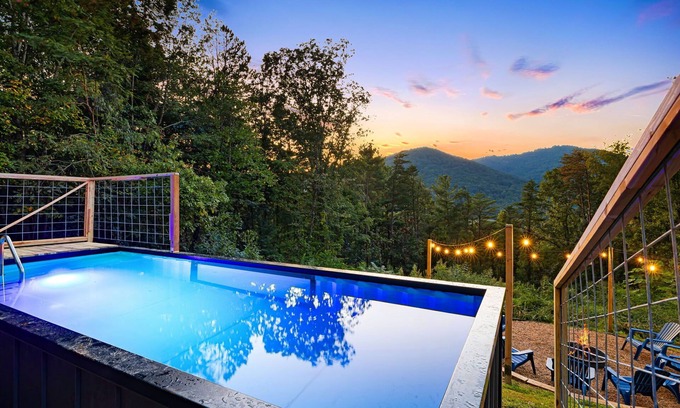 Asheville House | Heated Pool 365 - Hot Tub - Mountain View