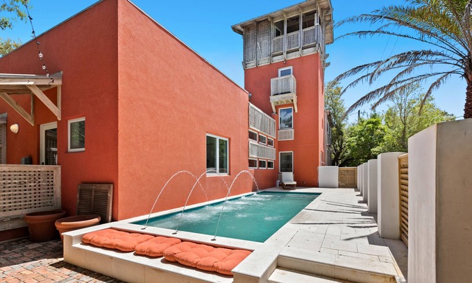 Seagrove Beach House | Heated Pool- Steps from Seaside- View of the Gulf of Mexico