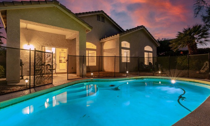 Ashley Park House | Heated Pool w/ Work From Home Office.