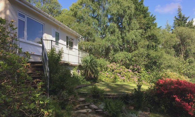 Glenborrodale Cabin | Hideaway Cottage privately set in 1 Acre of Wooded grounds on Ardnamurchan Penn