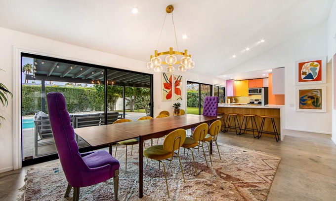 Sonora Sunrise House | Highball House with private pool, spa, firepit & artful designer interior