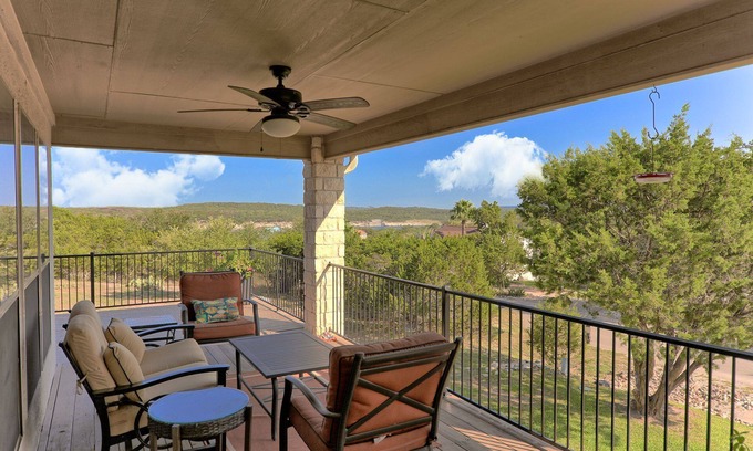 Highland Lake Estates House | Hill Country Views! Winter Texans Welcome!