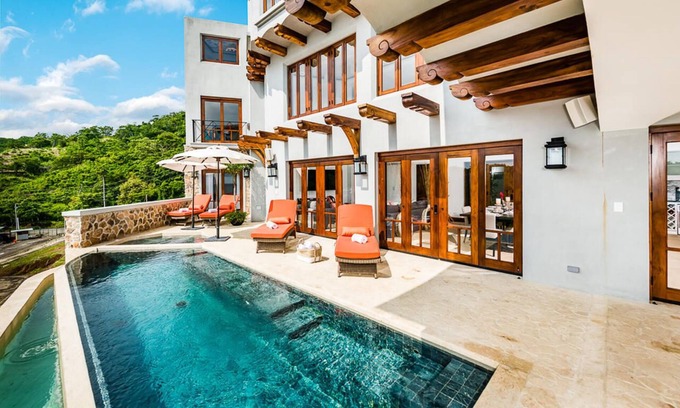 Las Catalinas Villa | Hillside Panoramic Oceanview Private Pool at Las Catalinas Beach Town