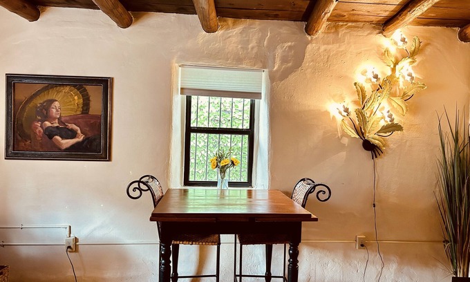 Downtown Santa Fe House | Historic and stylish downtown Railyard Adobe