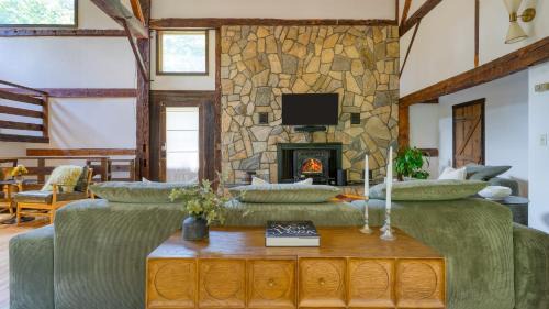 Clinton Corners House | Historic Barn Retreat w Pool Pond Views Longview Pond Lodge by AvantStay