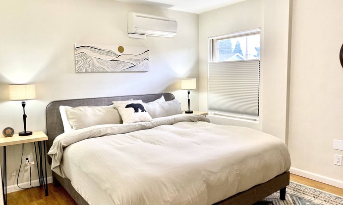 Mount Shasta House | Historic Central Renovated Modern and Spacious Stone House with Mt. Shasta Views