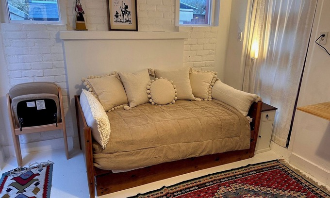 West University Apartment | Historic Dillinger Studio. Walking to university and downtown, Pet friendly.