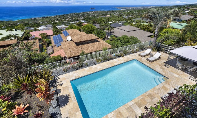 Kailua-Kona House | Ho'o Maluhia: Breezy Oceanview Retreat w/Private Pool and Stunning Views
