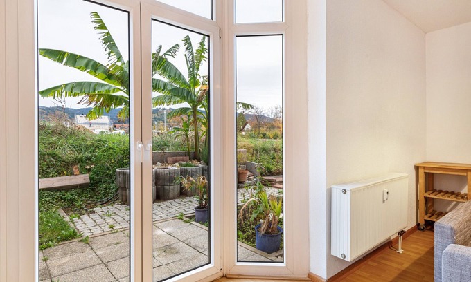 Dottingen Apartment | Holiday Apartment "Haus Castellblick Mit Garten" with Mountain View, Private Terrace & Wi-Fi
