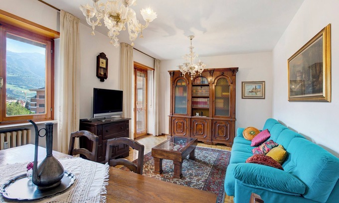 Aosta Apartment | Holiday Apartment "Aosta Family Home" with Mountain View and Balcony