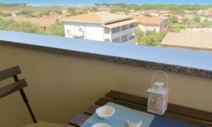 Iscra e Voes House | Holiday Home 'Casa Vacanza Sa Petra Ruja B' with Sea View, Balcony and Air Conditioning