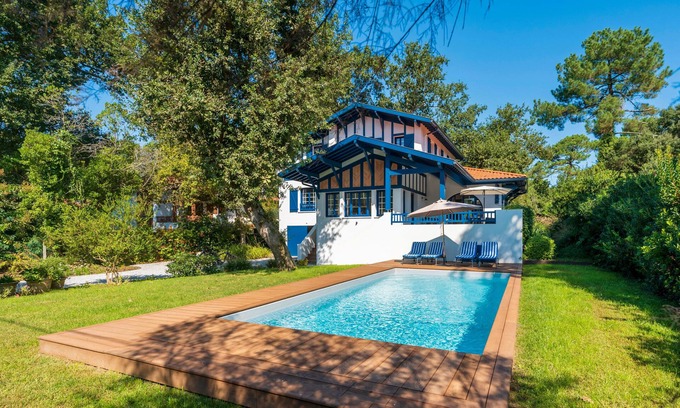 Soorts-Hossegor House | Holiday home Iparra – Hossegor Golf – 12 guests, private pool, A/C, close to beach
