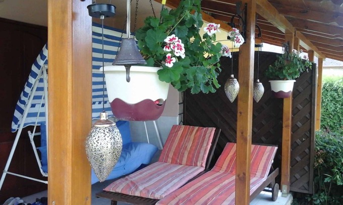 Balatonbereny House | Holiday home on the shore with jetty, air conditioning and WiFi