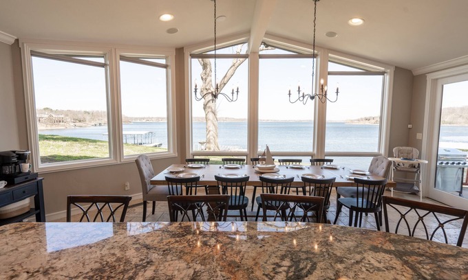 Eucha House | Holidays with us means room for everyone! Waterfront in Drowning Creek w/Dock