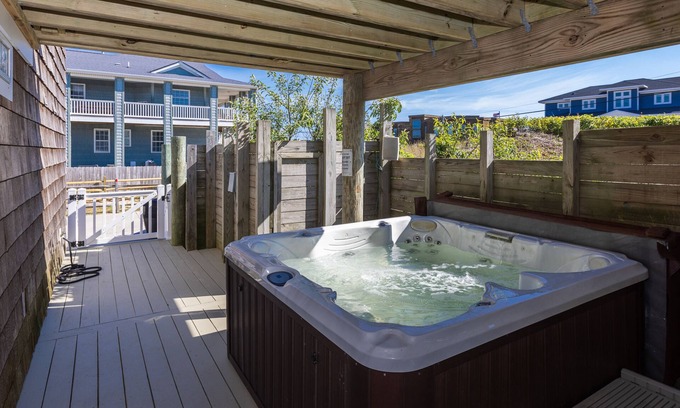 Sandbridge House | Home 75 steps from the beach with private pool, hot tub, cabana & Ping-Pong