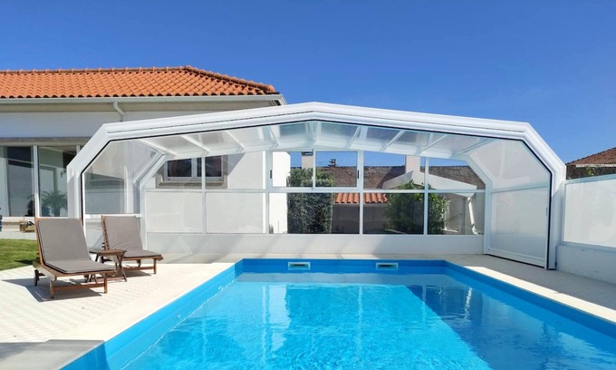 Sao Jacinto Villa | Homerez - Villa 1 km away from the beach with swimming-pool, sauna and jacuzzi