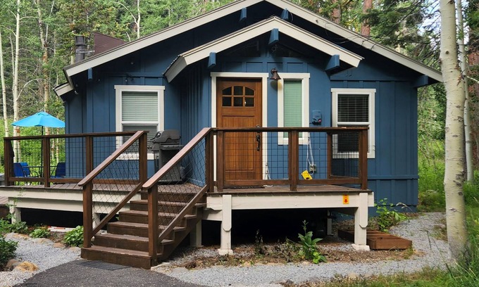 Tahoe Pines Cabin | Homewood Cabin Among the Pines with private hot tub - dog-friendly