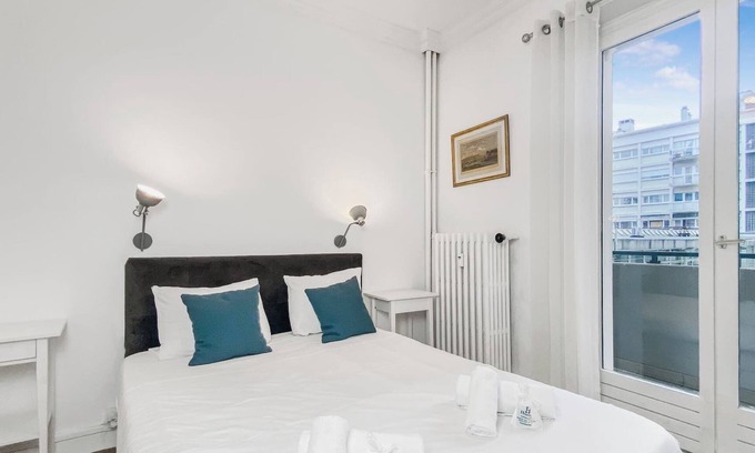 Annemasse Apartment | Homey Liberta - Downtown/Private balcony/Wifi