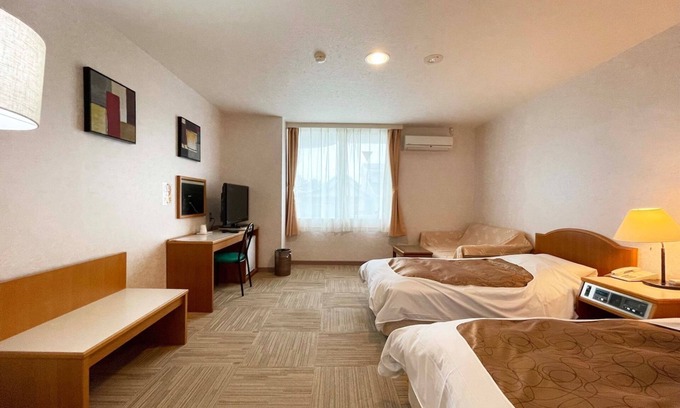 Shirahama Hotel | Hotel Ginsui Twin room in front of Shirarahama /Nishimuro-gun Wakayama
