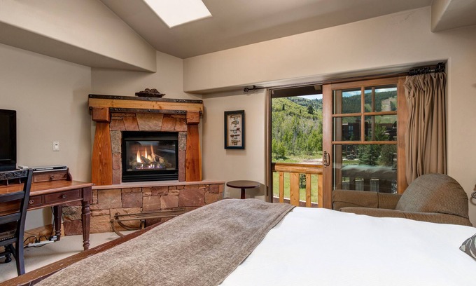 Deer Valley Condo | Hotel studio with views, fireplace & close to everything