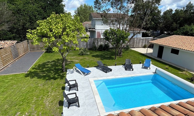 Gujan-Mestras Villa | House 70m from the Bassin VILLA LAUNA GUJAN MESTRAS 4 STAR TOURIST FURNITURE