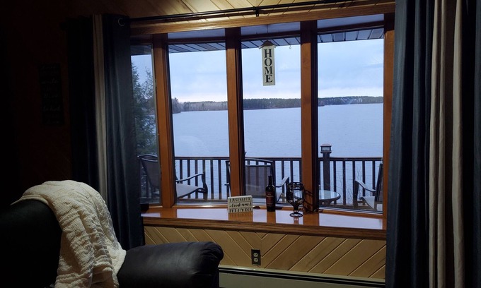 Park Falls House | House on 1900 Acre chain of lakes snowmobile and ATV trails in Northern Wi.