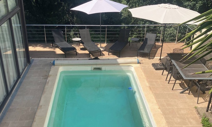 Laroque-des-Alberes House | House with pool in the centre of beautiful Laroque des Alberes