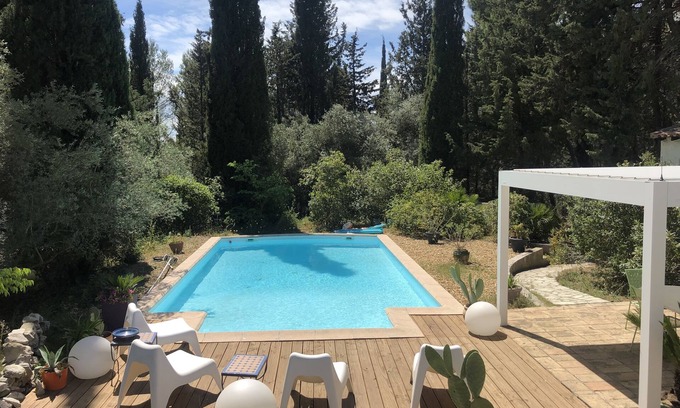 Aubais House | House with swimming pool - In the heart of the garrigue - Close to the sea, Camargue, and early Cévennes