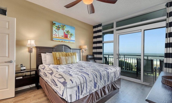 Myrtle Beach Condo | HS-0101 Ocean Front Condo | Pool | Hot Tub | Lazy River
